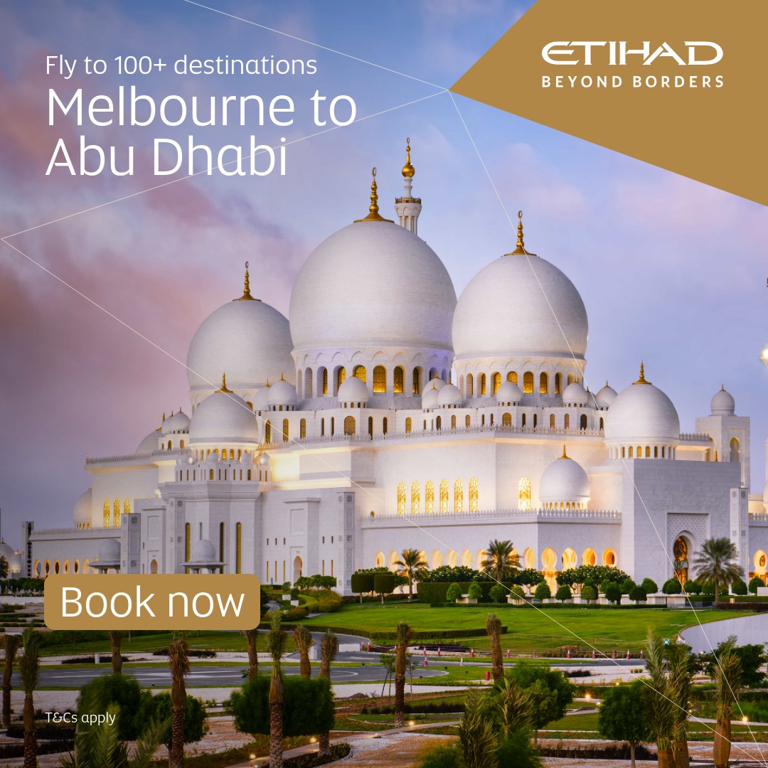 Etihad Airways Facebook ad