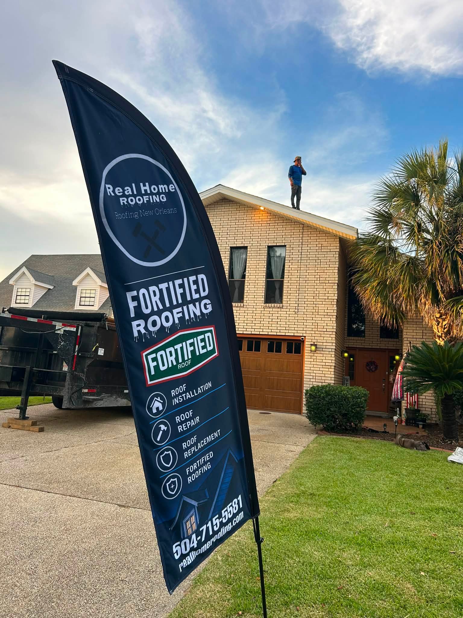Real Home Roofing Facebook ad
