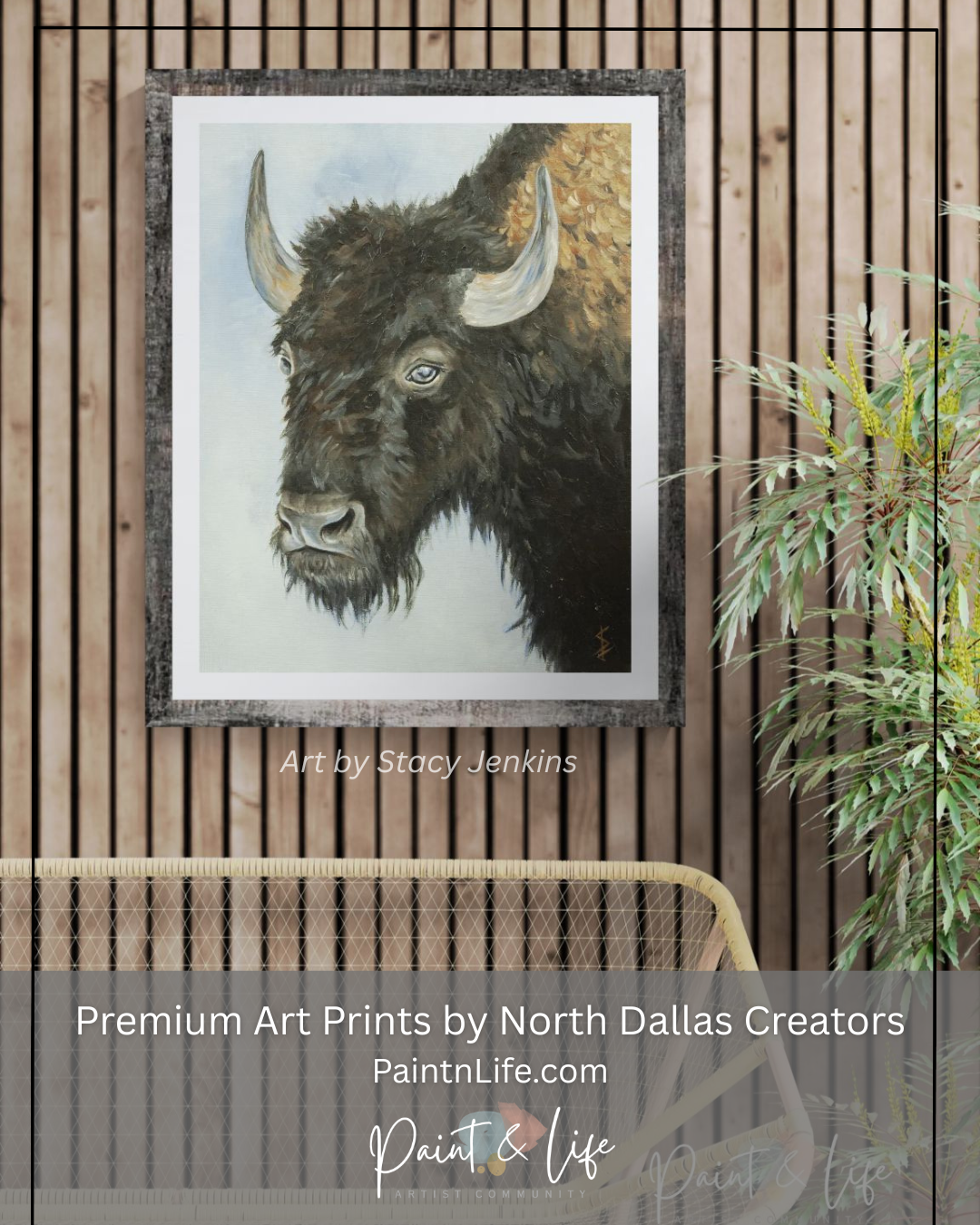 Paint & Life Facebook ad: Premium Art Print sale