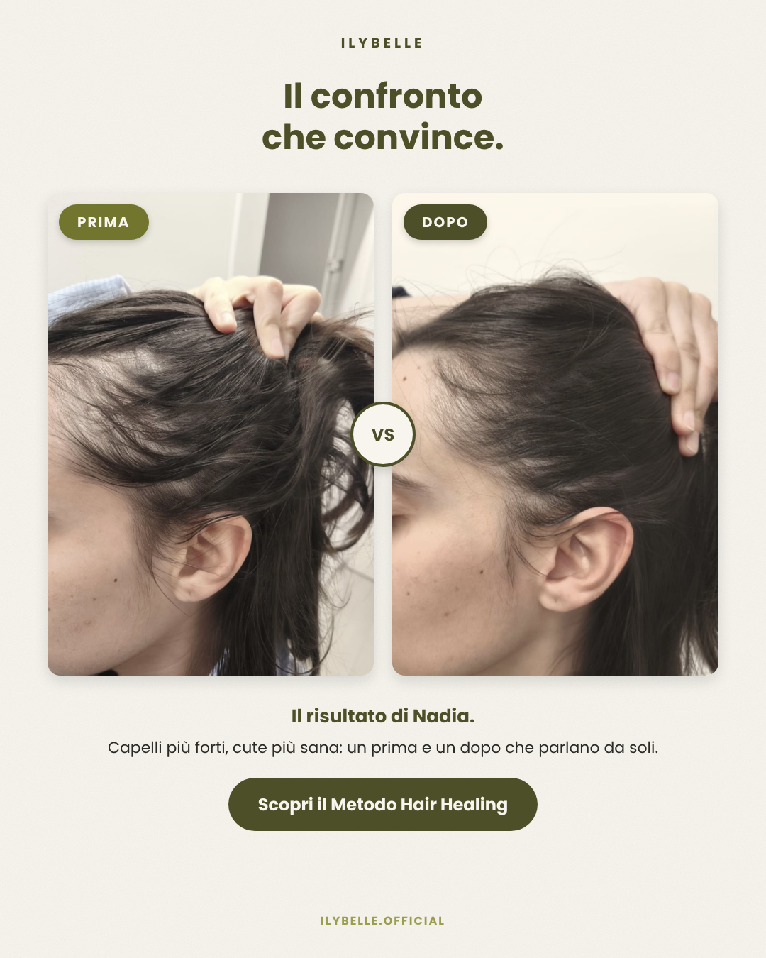 Ilybelle Facebook ad: Capelli più forti, sani e che crescono davvero!