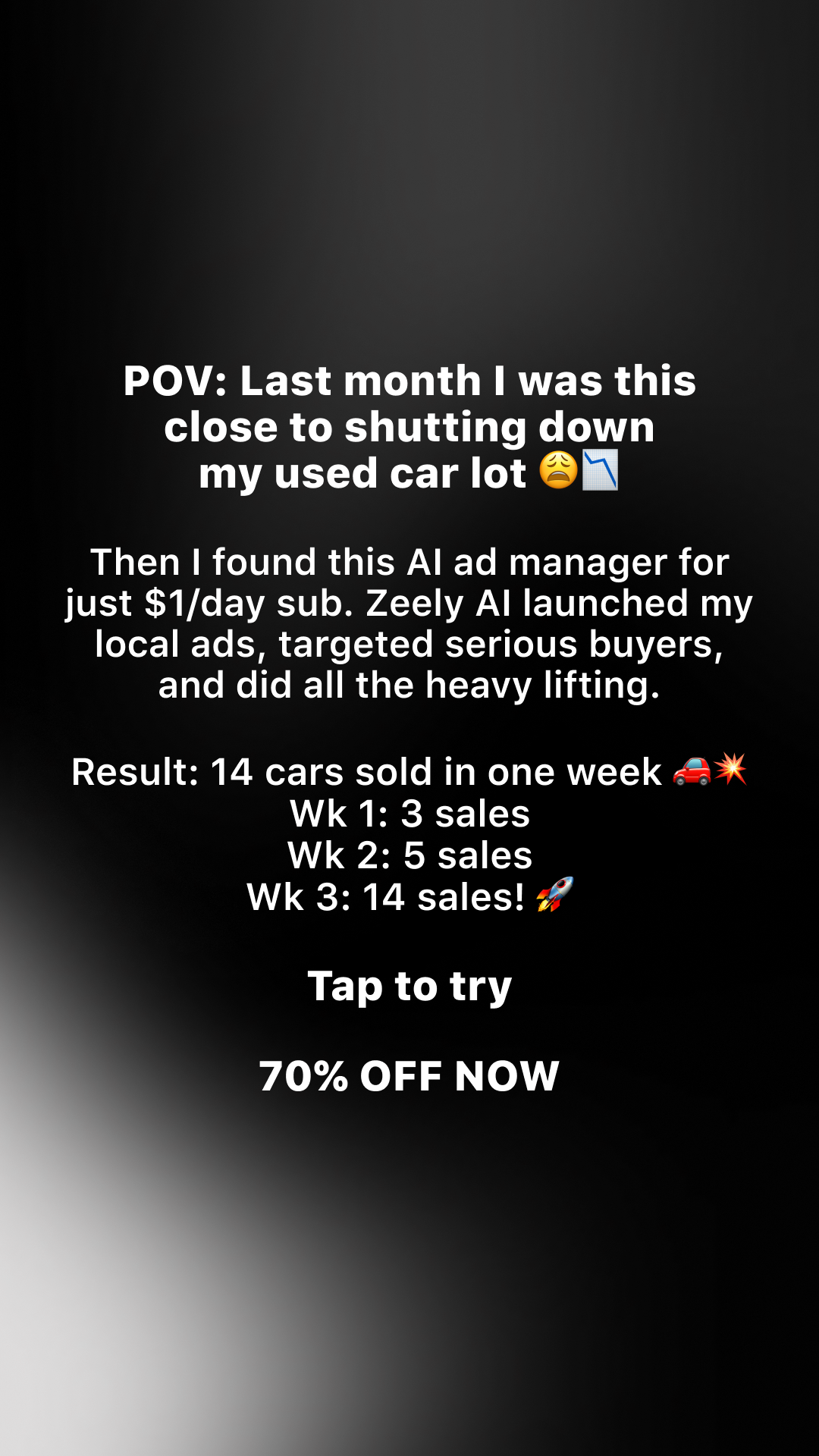 Zeely Facebook ad
