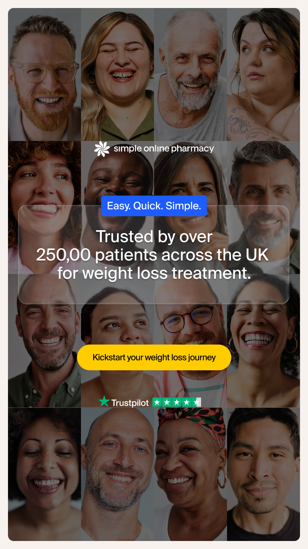 Simple Online Pharmacy Facebook ad from Dec 31, 2025