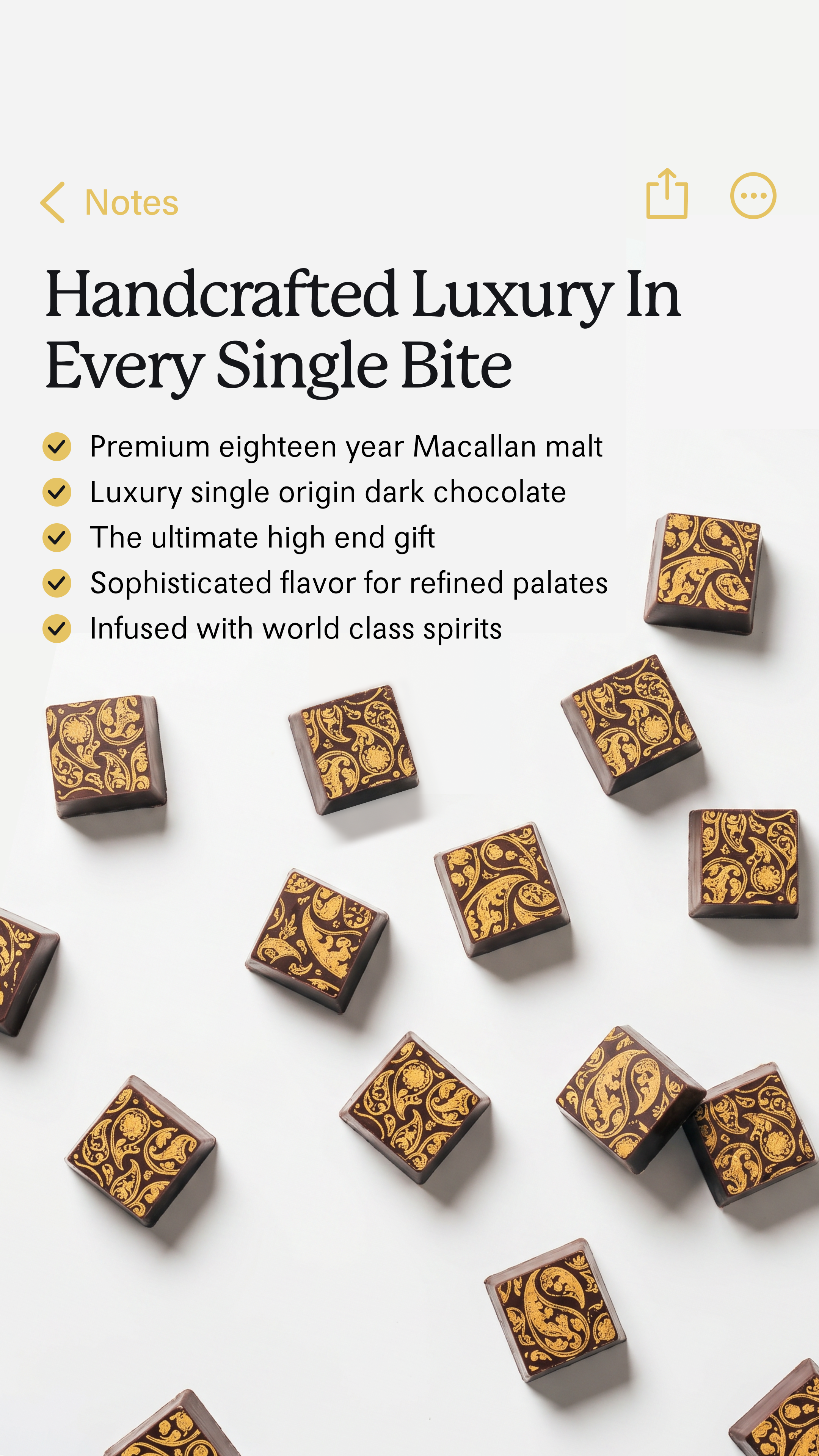 Compartes Chocolate Facebook ad