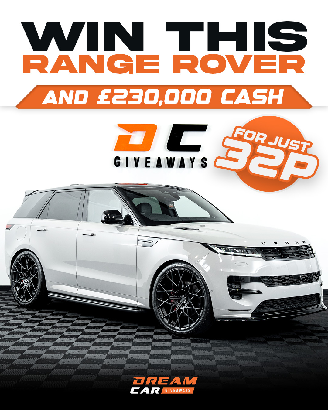 Dream Car Giveaways Facebook ad