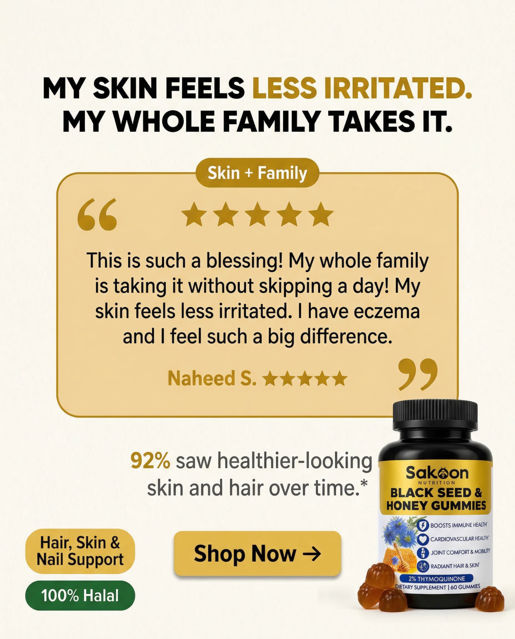 Sakoonnutrition Facebook ad