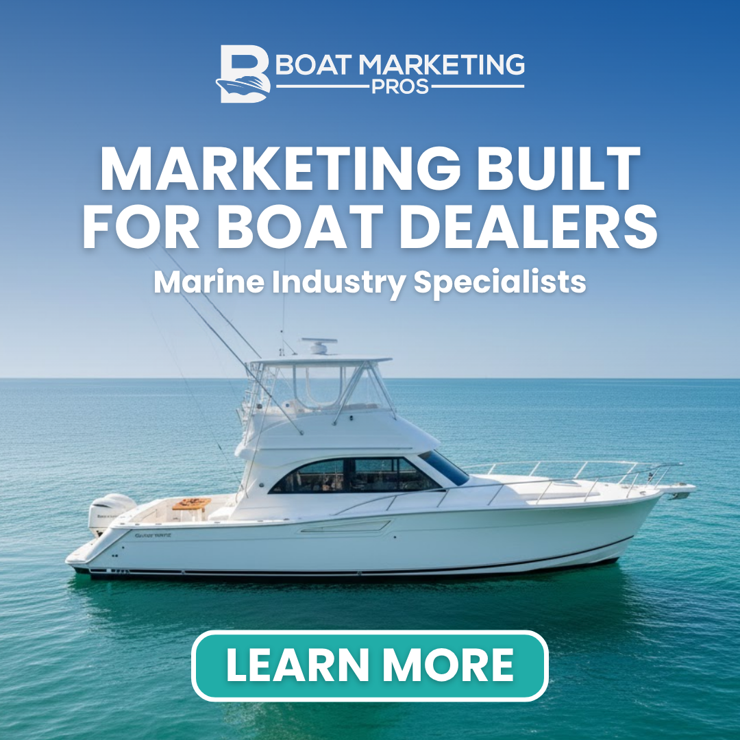 Boat Marketing Pros Facebook ad: Marine Industry Marketing Experts
