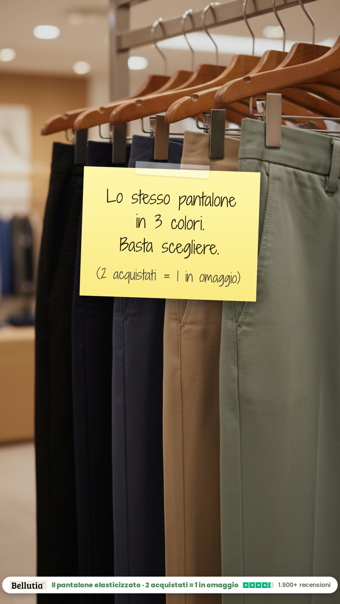 Daniel Fashion Facebook ad: 2 acquistati = 1 in omaggio