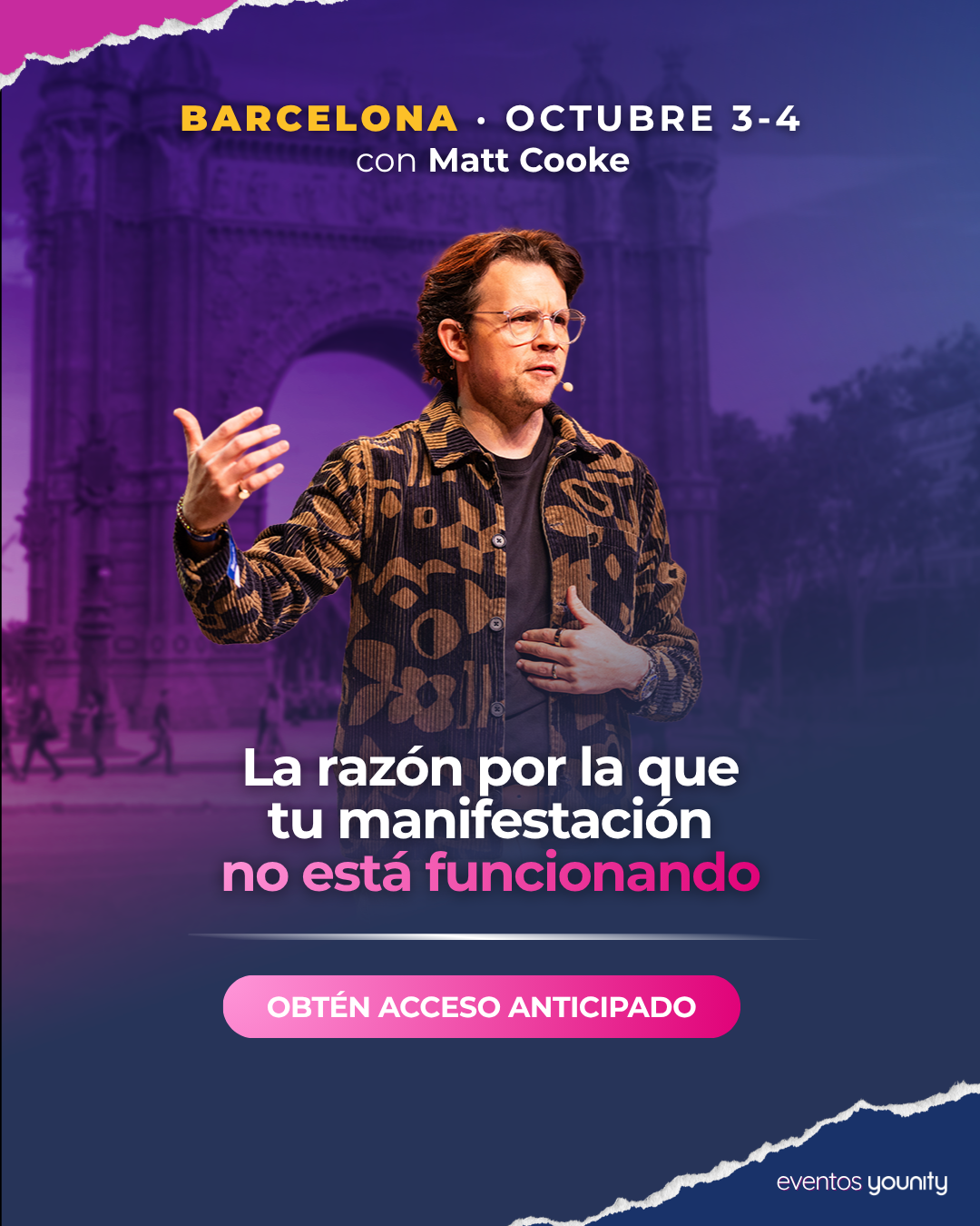 younity en español Facebook ad: Preventa secreta, solo para la lista