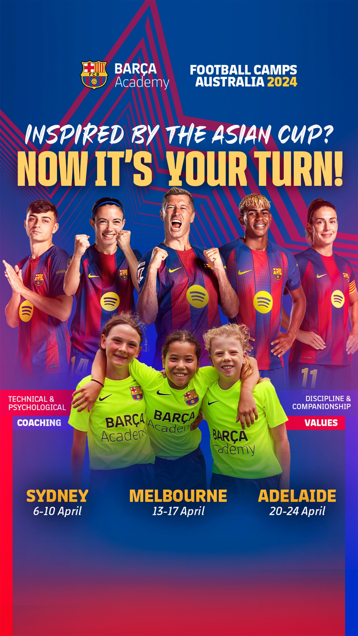 Barça Academy Australia & New Zealand Facebook ad