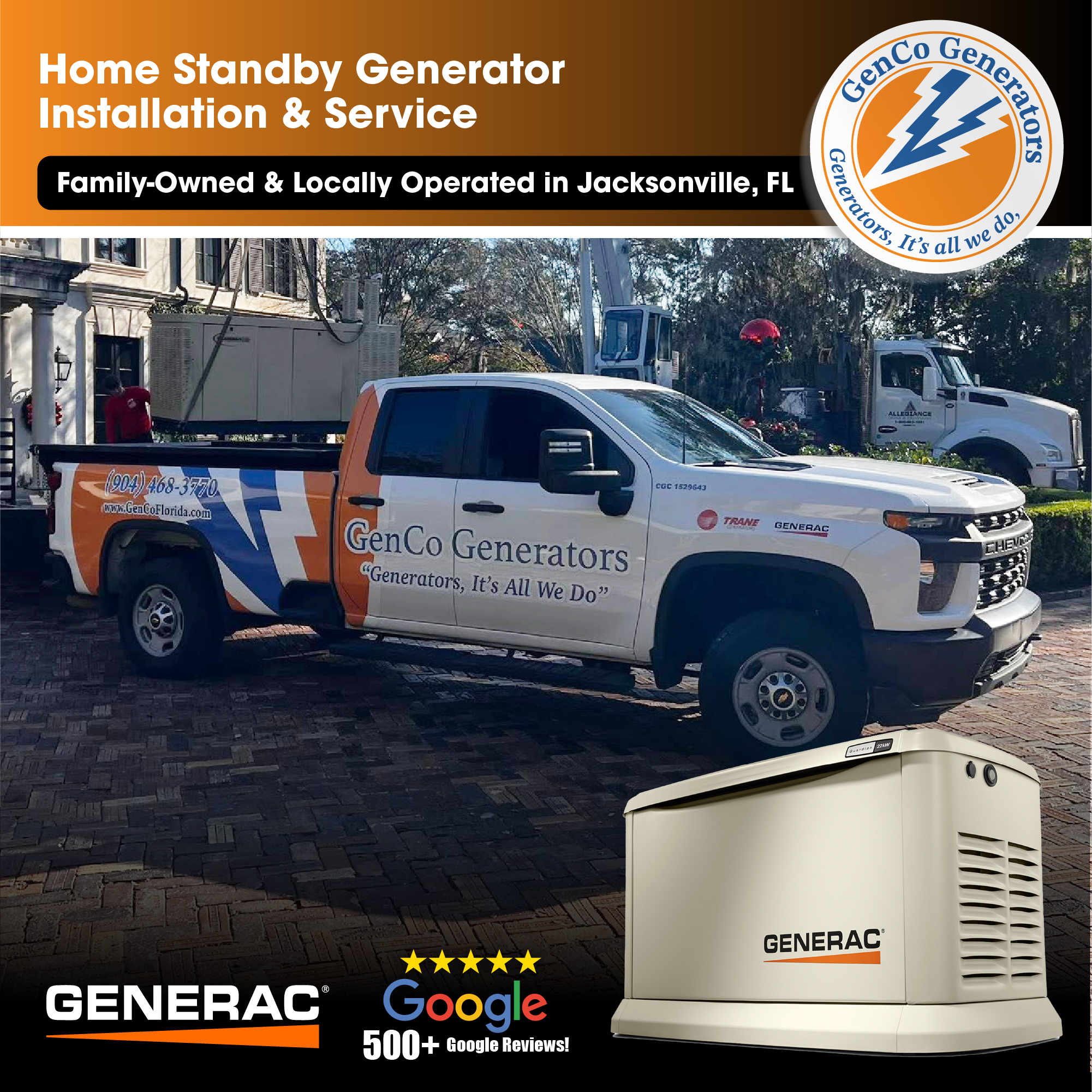 GenCo Generators Facebook ad