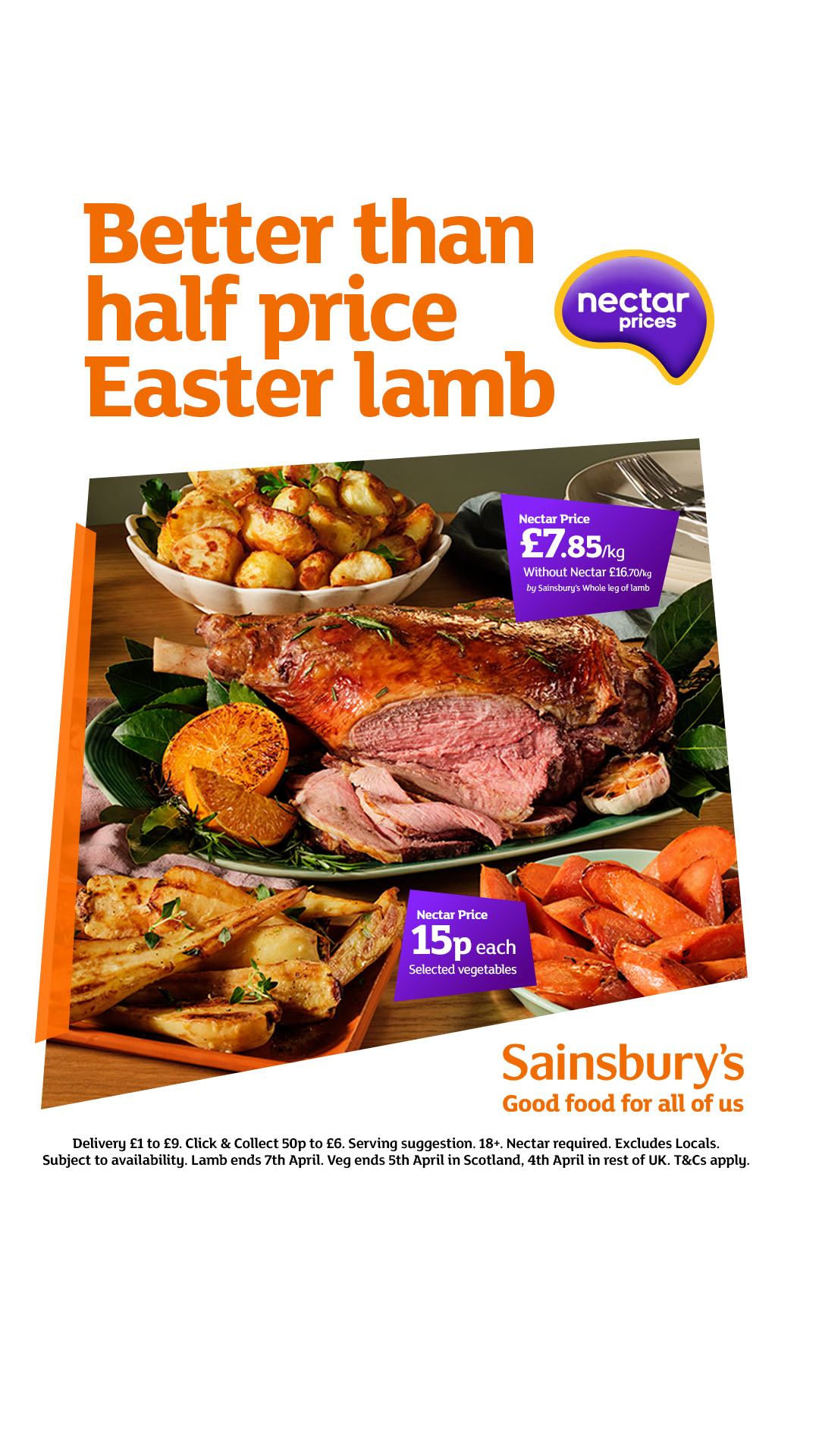 Sainsbury's Facebook ad