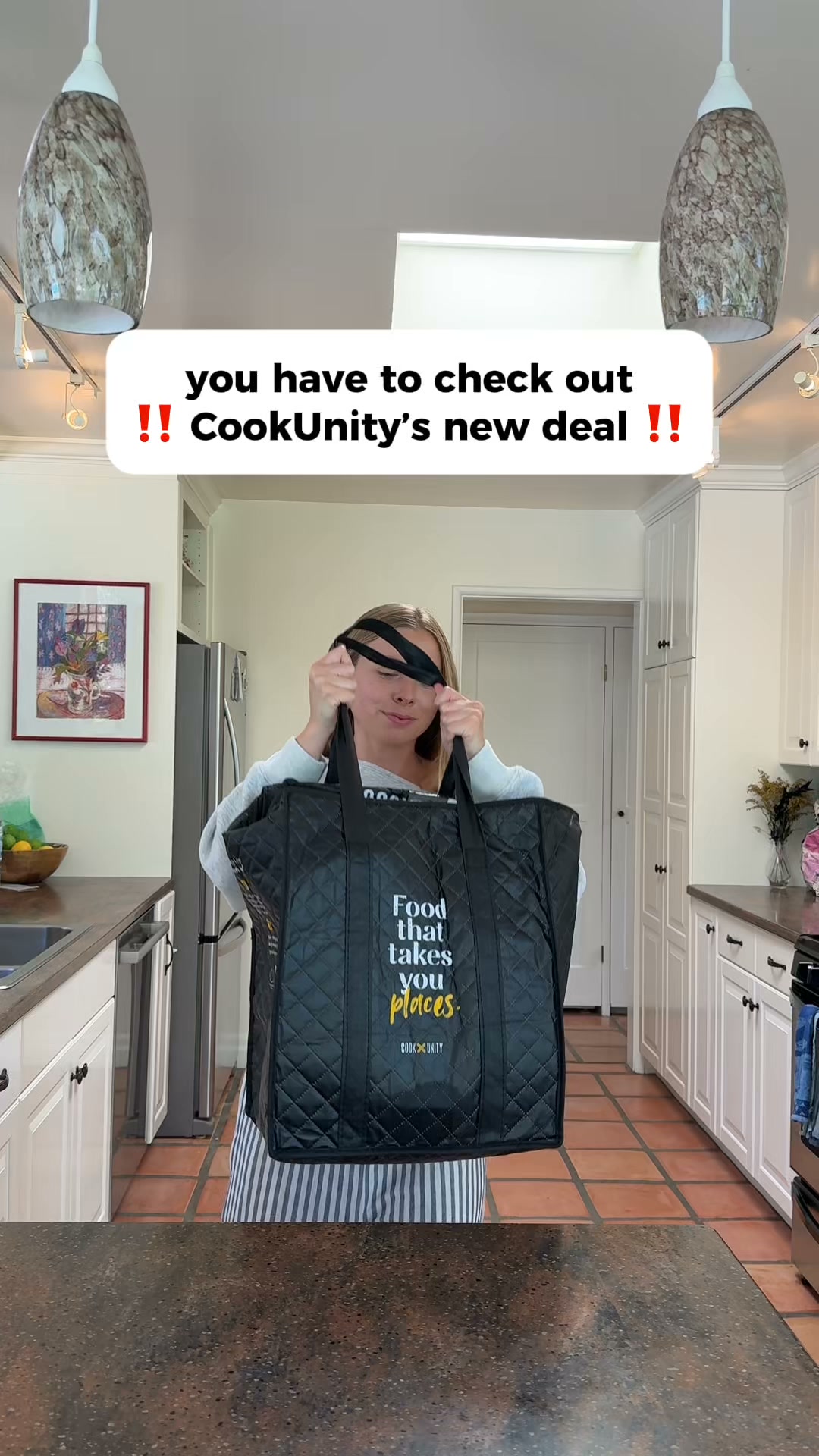 CookUnity Facebook ad: Click Here to Get 50% Off Your 1st Week!