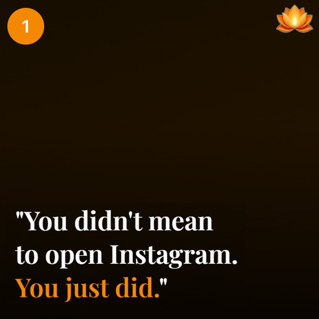 Gita Guide Facebook ad: Break the loop. One verse at a time.