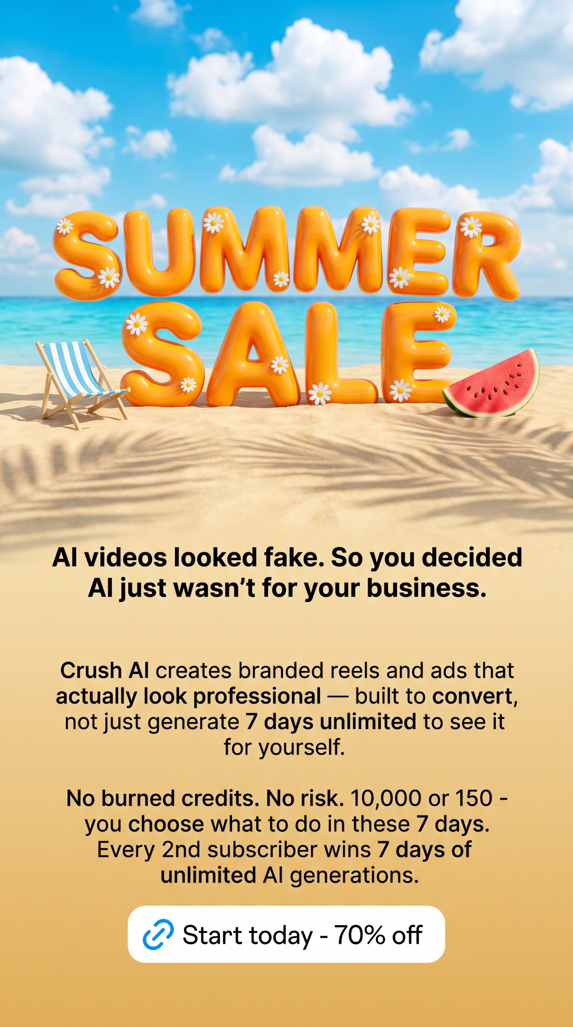 trycrush.ai Facebook ad