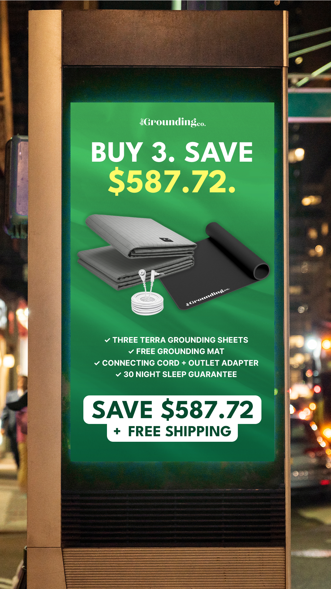 The Grounding Co Facebook ad