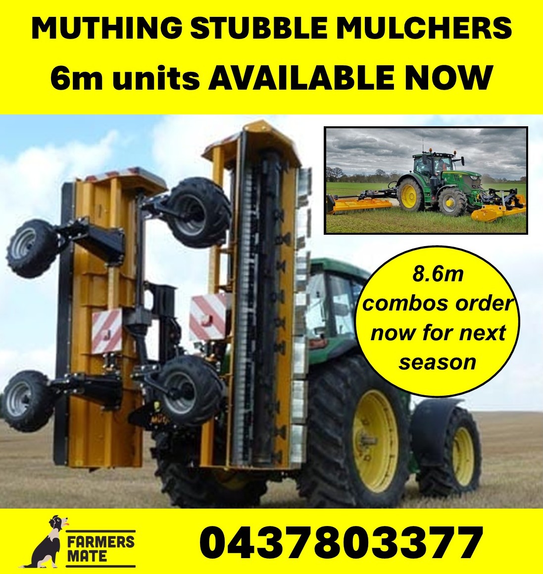 Farmers Mate Facebook ad: Turn crop residue and dry unpalatable pasture into…