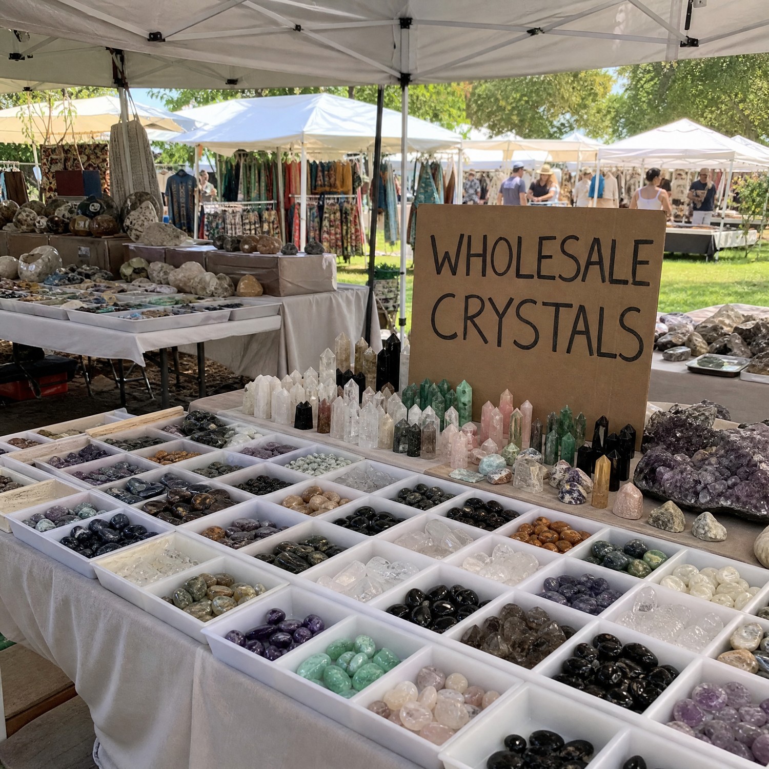 Spirit Magicka Crystals Facebook ad: Real Crystals at Wholesale Prices