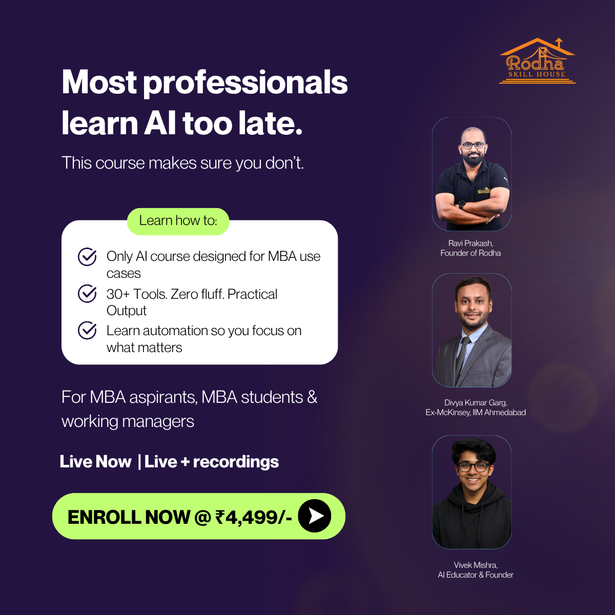 Rodha planet Facebook ad