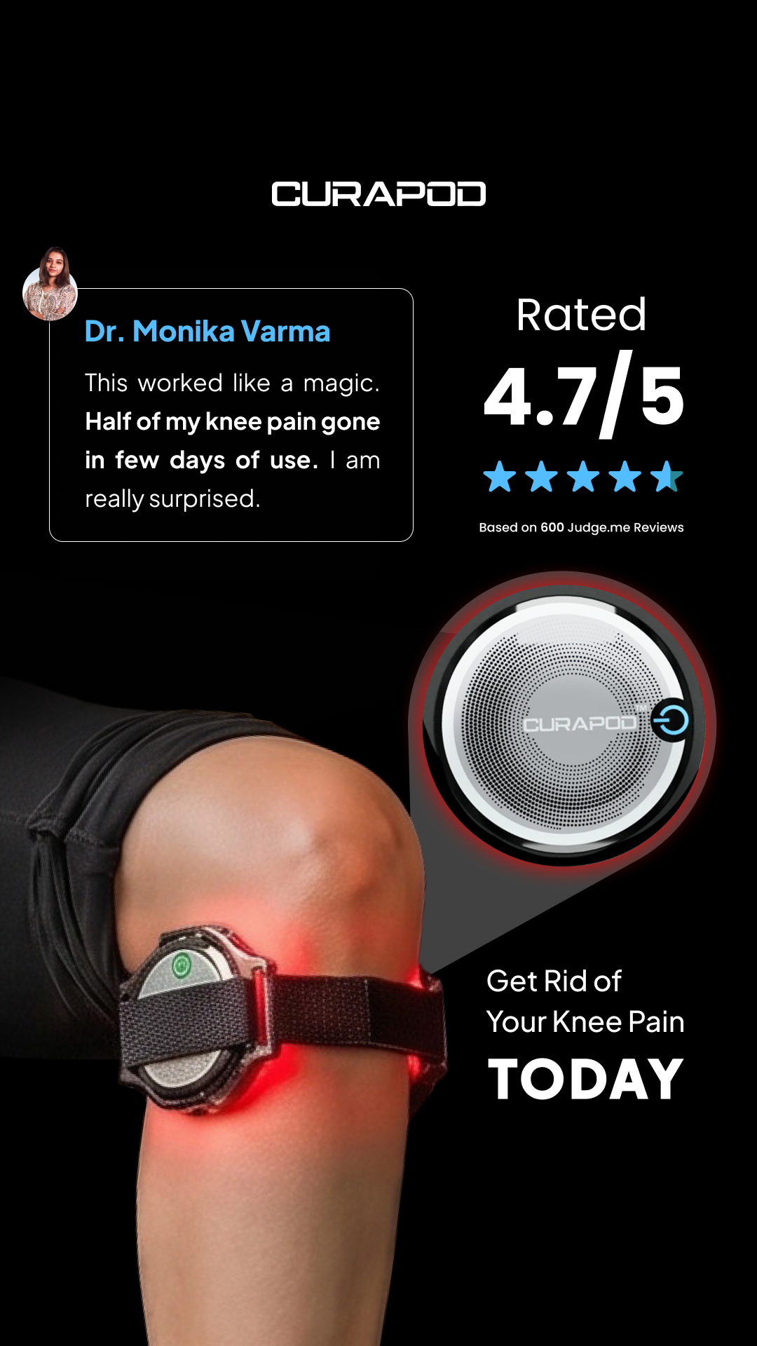 Curapod by Litemed Facebook ad