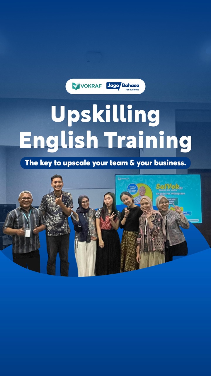 Jagobahasaforbusiness Facebook ad: Karyawan hebat butuh komunikasi hebat!