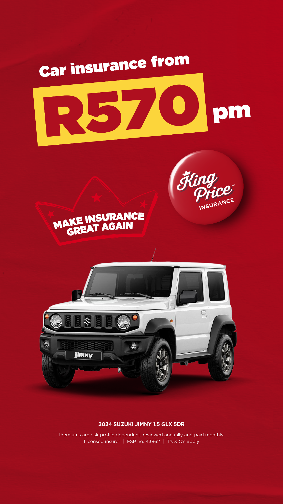 King Price Insurance Facebook ad