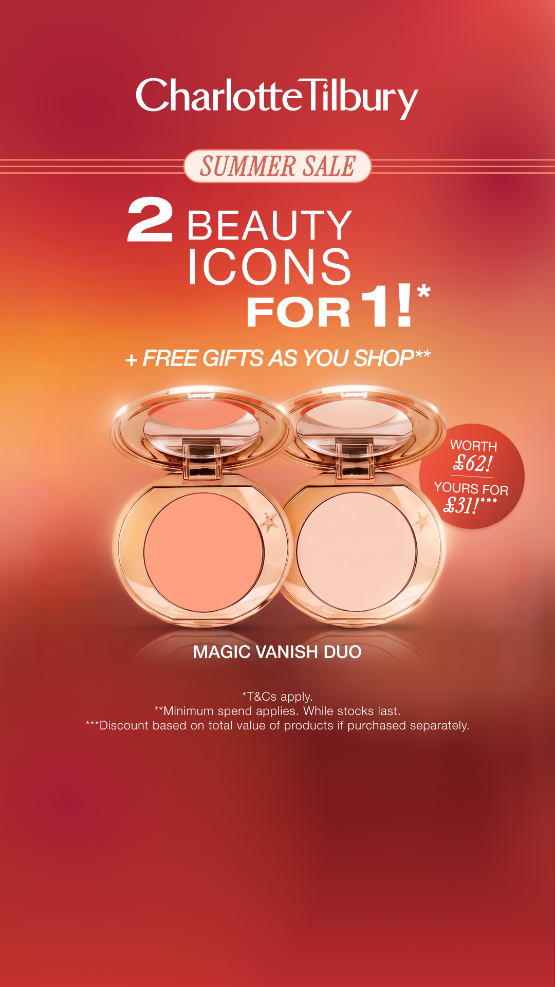 Charlotte Tilbury Facebook ad
