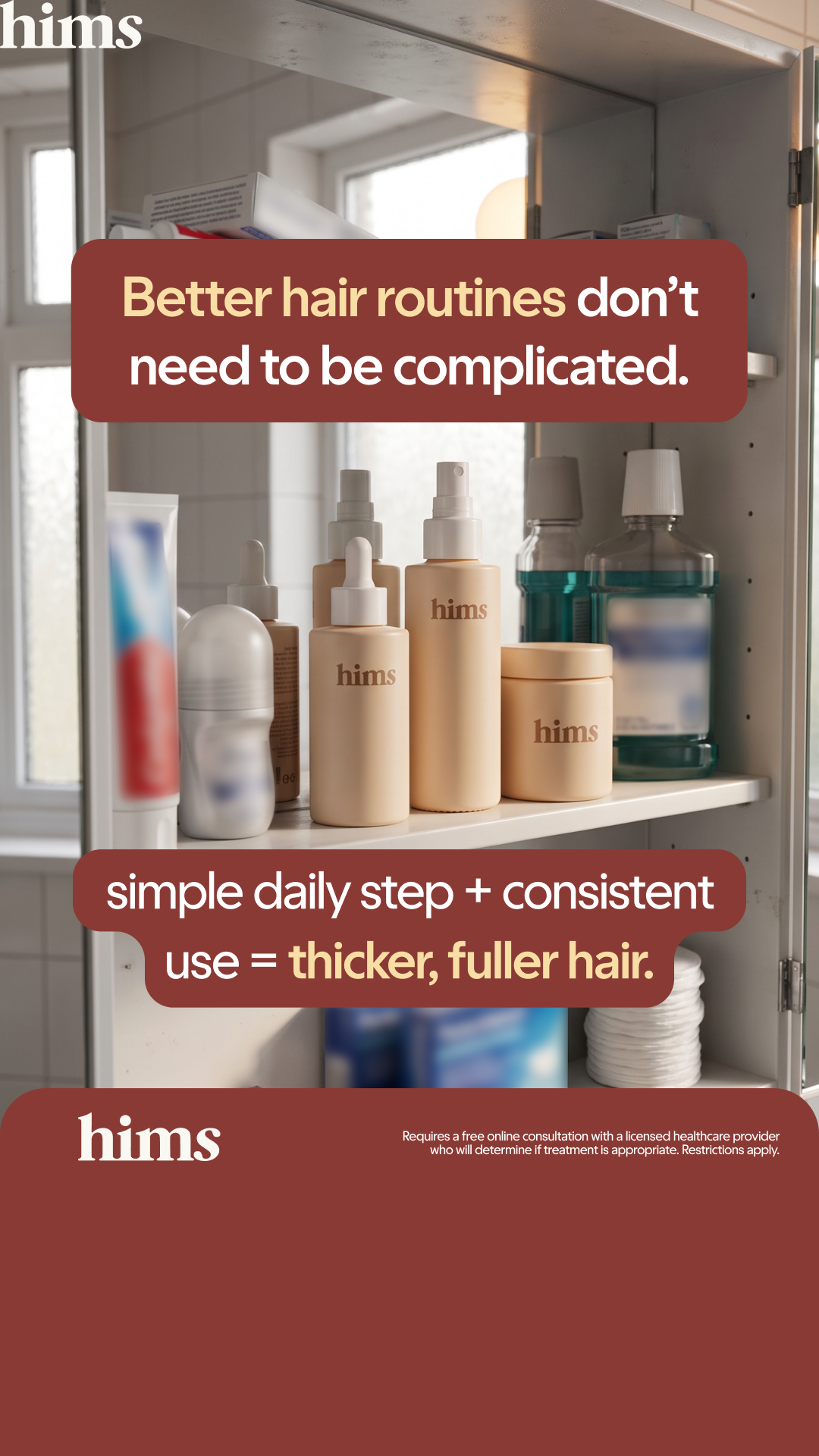 hims Facebook ad