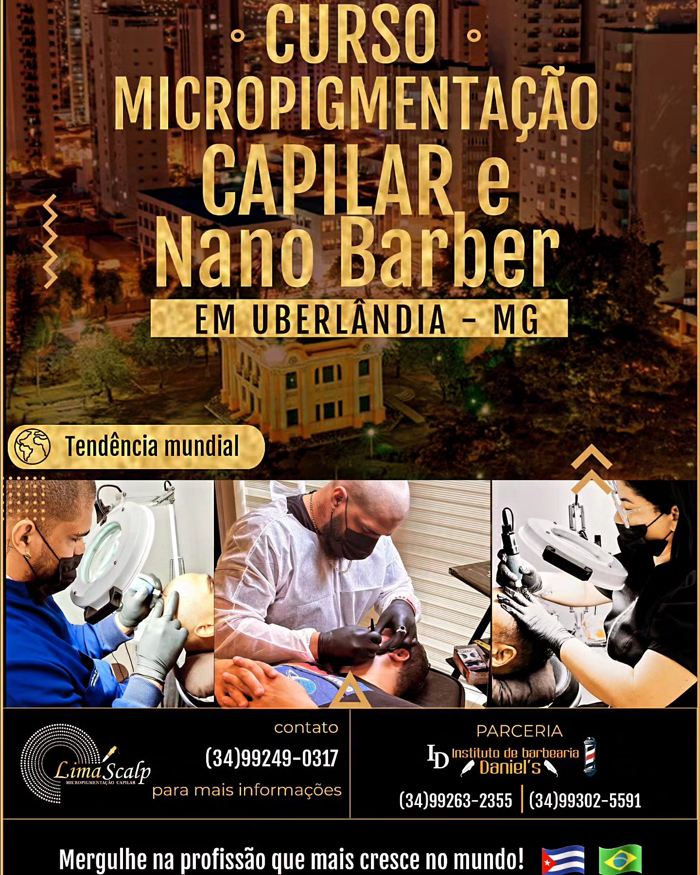 limascalp Facebook ad: Curso de Micropigmentação de Cabelo e Barba