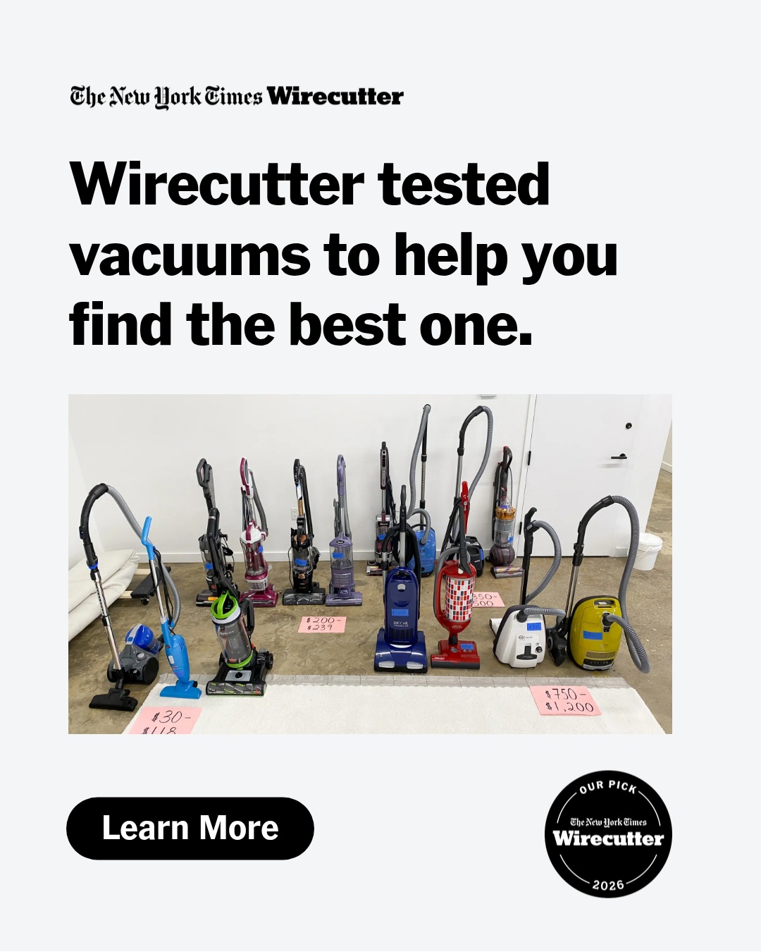 Wirecutter Facebook ad