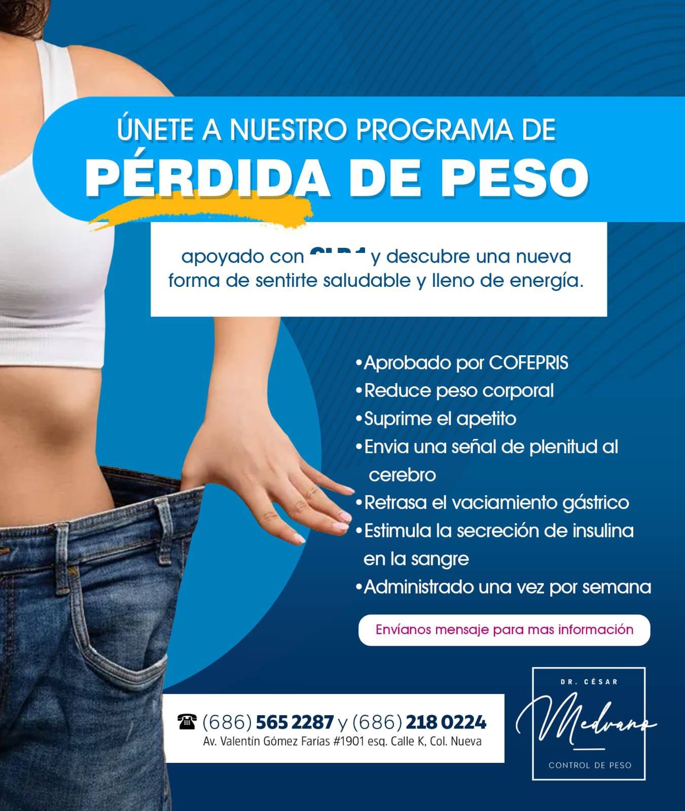 Dr. César Medrano Pérez Facebook ad: UNETE A MI PROGRAMA!