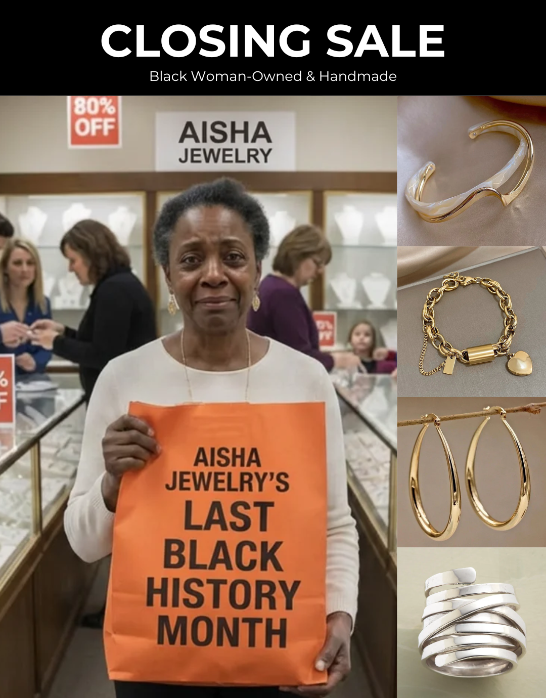 Aisha Jewelry Facebook ad