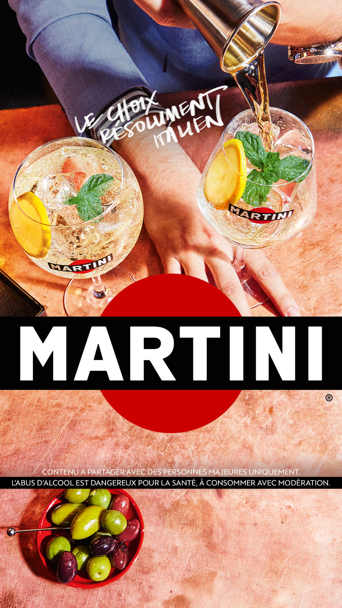 Martini Facebook ad