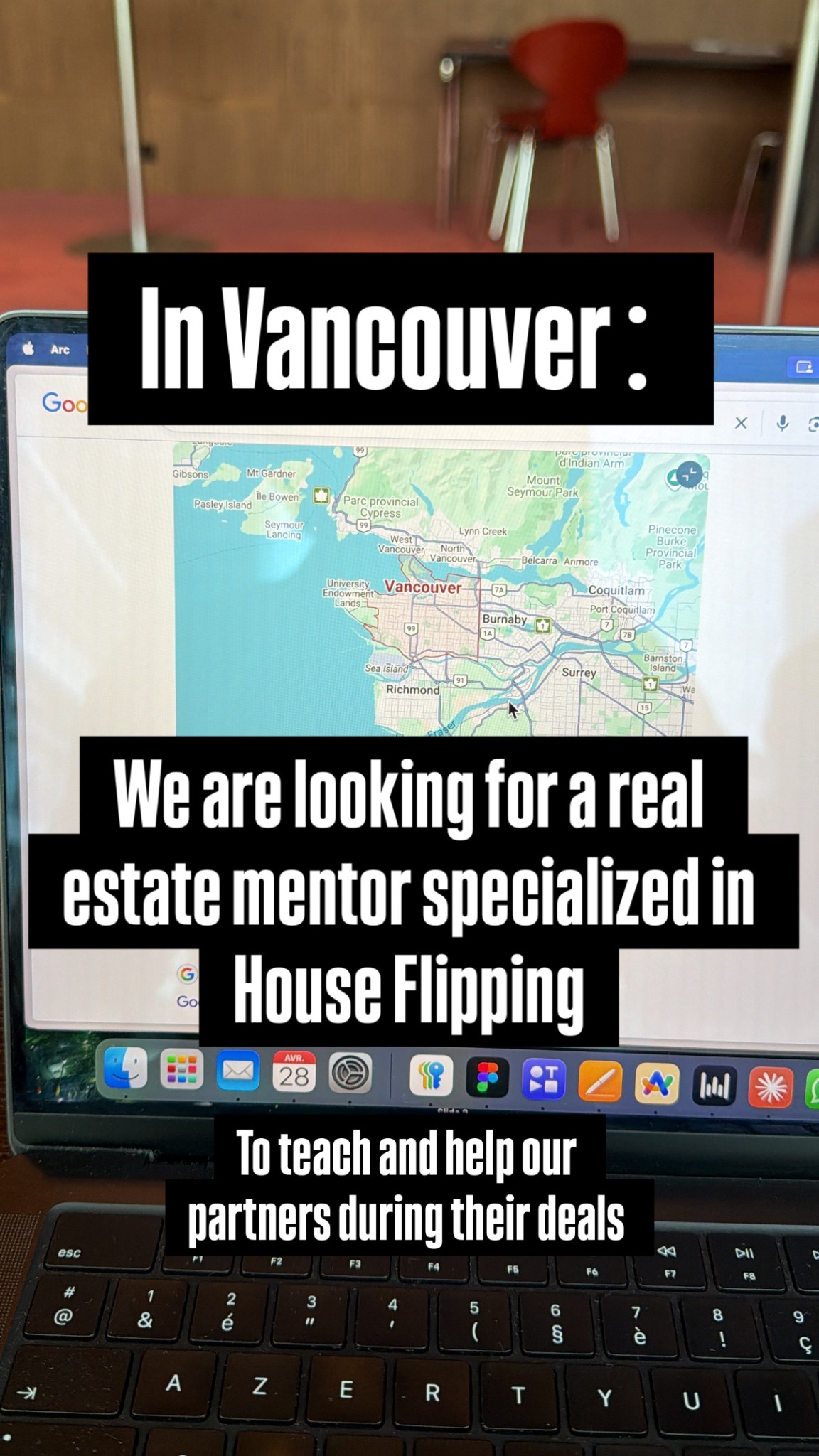Immo Deals Canada Facebook ad: Freelance Real Estate Mentor Wanted