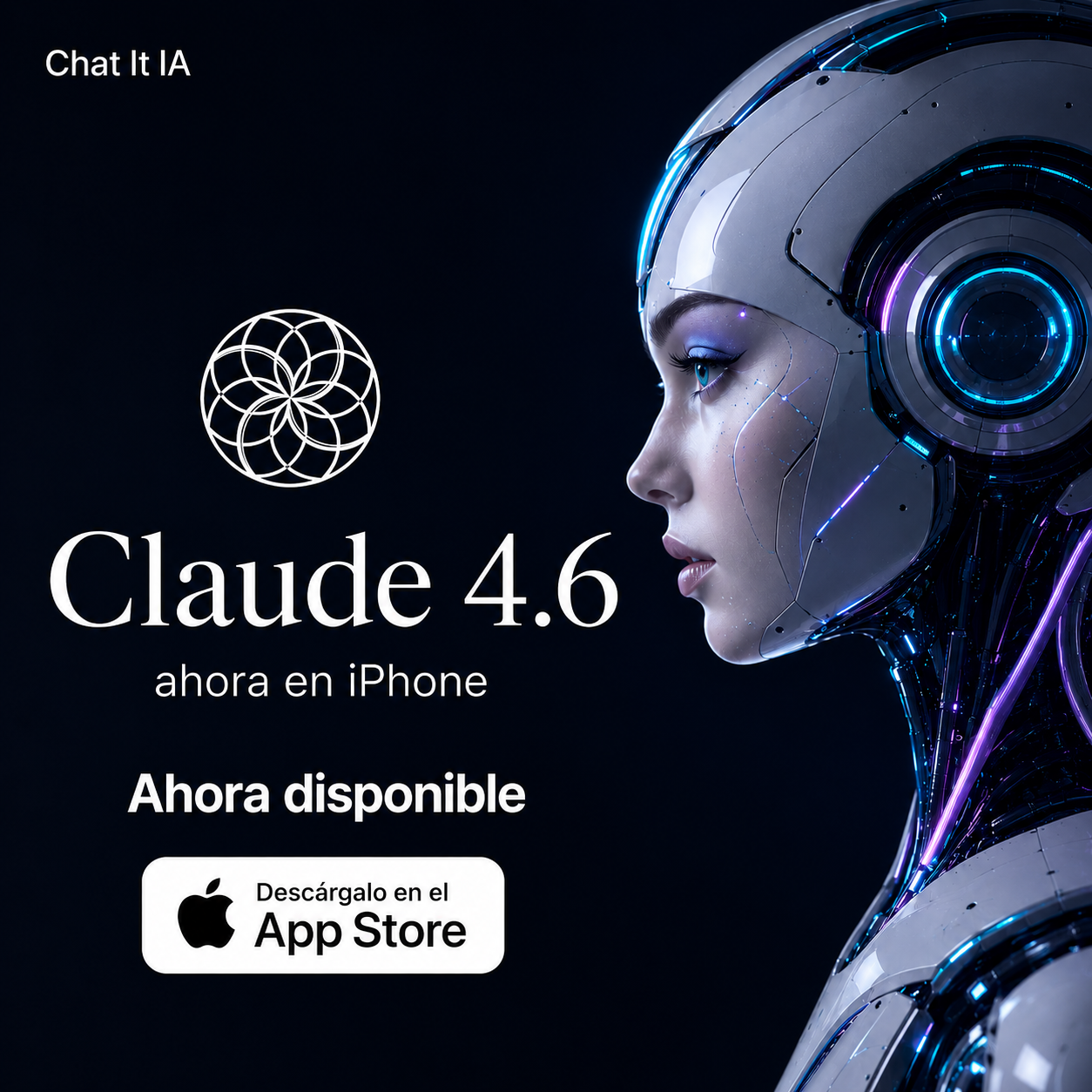 Chat It App Facebook ad: Chatea con IA