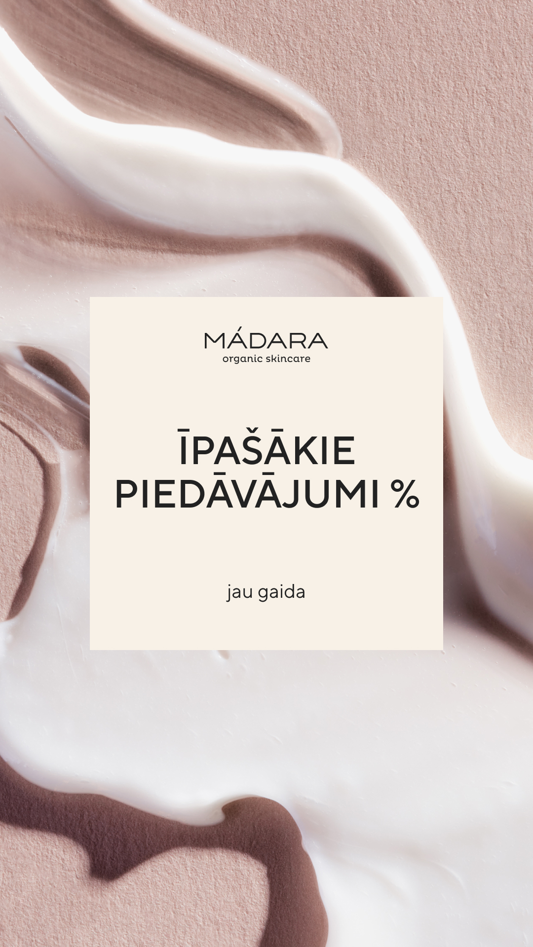 Mádara Organic Skincare Facebook ad