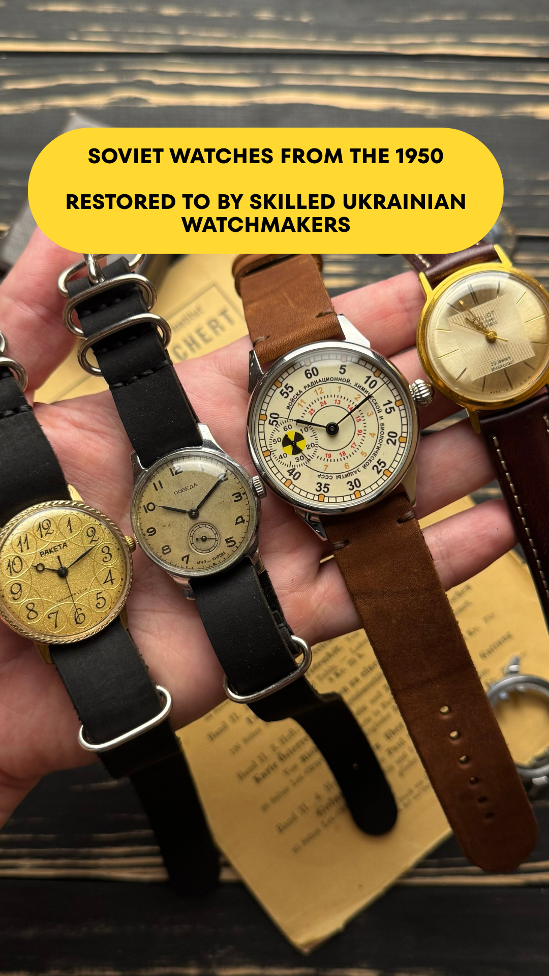 Sputnik1957s Soviet Watches Facebook ad