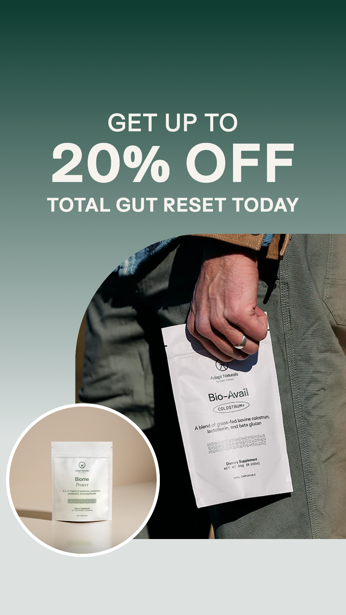 Adapt Naturals Facebook ad