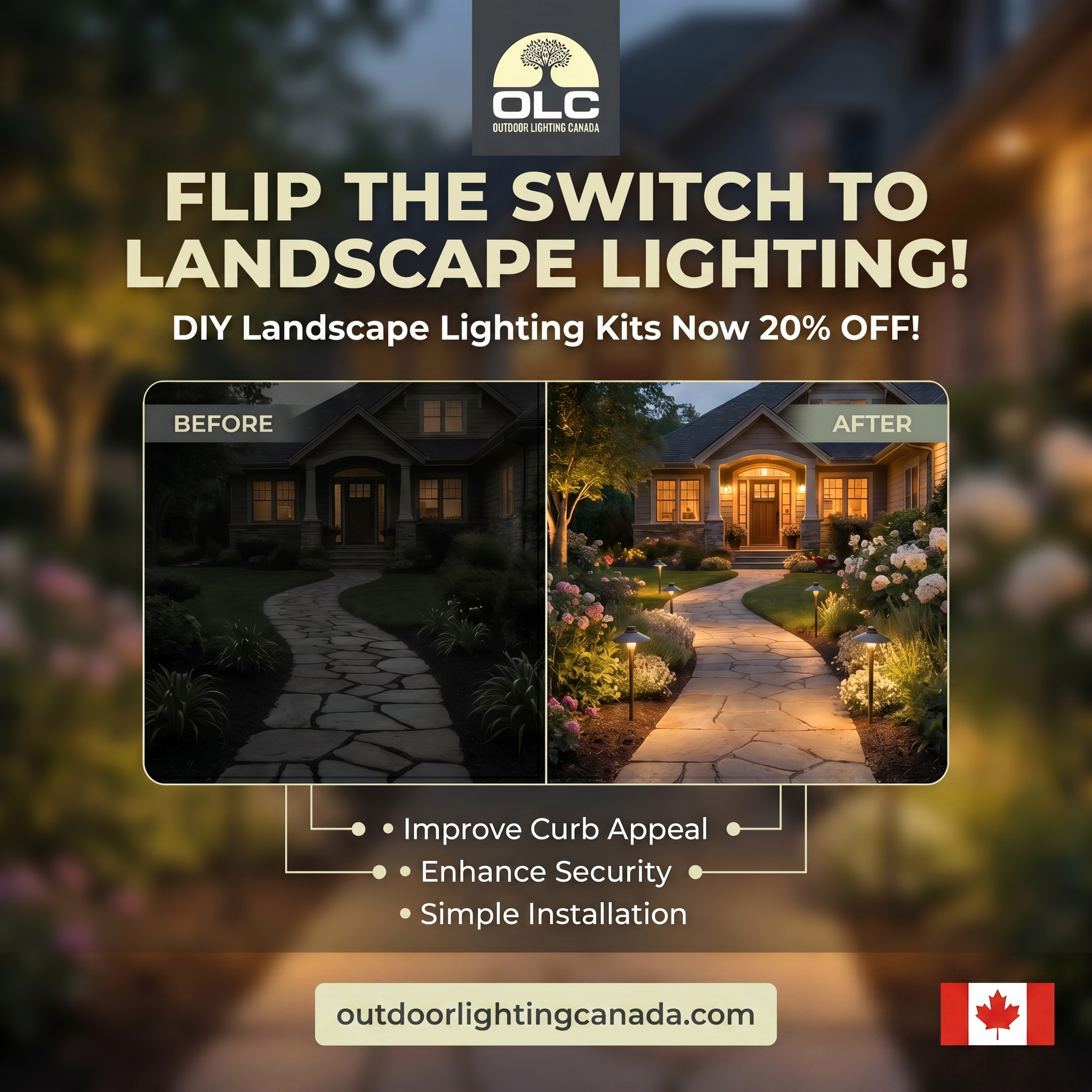 Outdoor Lighting Canada Facebook ad