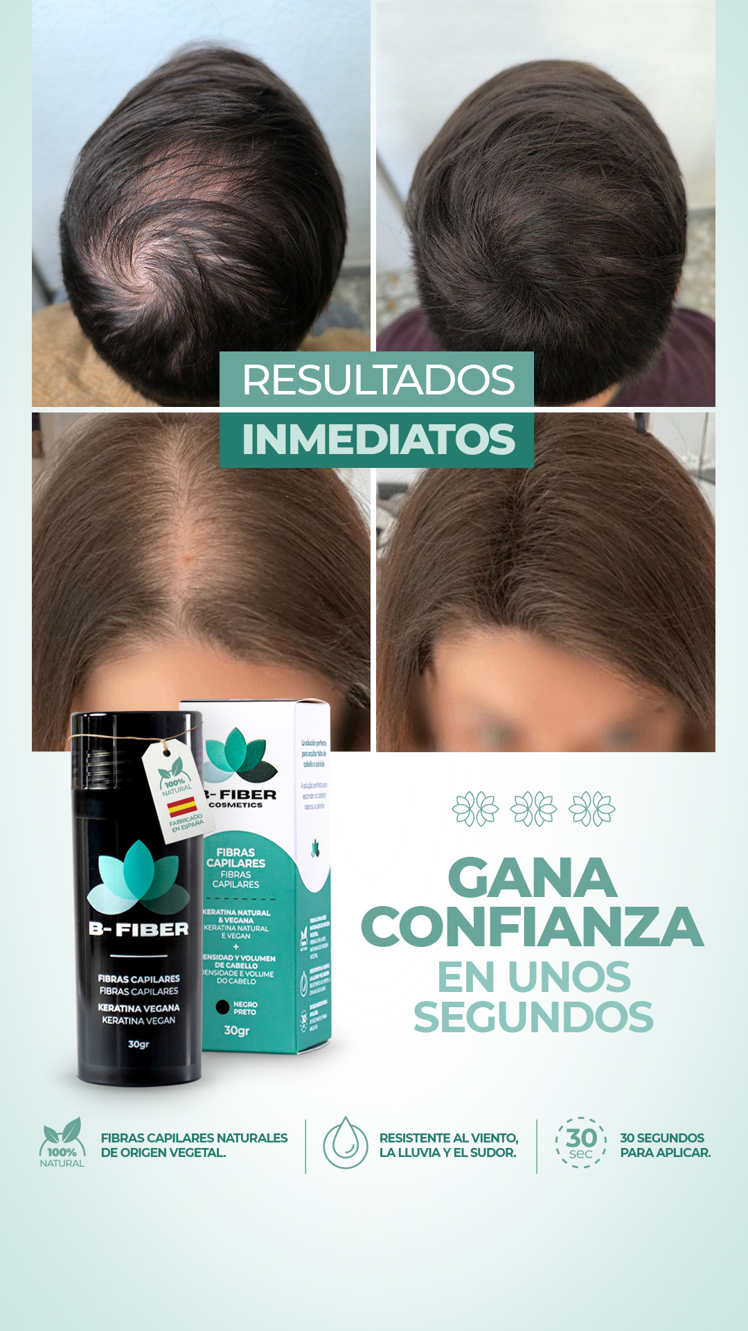 B-Fiber Facebook ad: Envíos en 24/48 horas