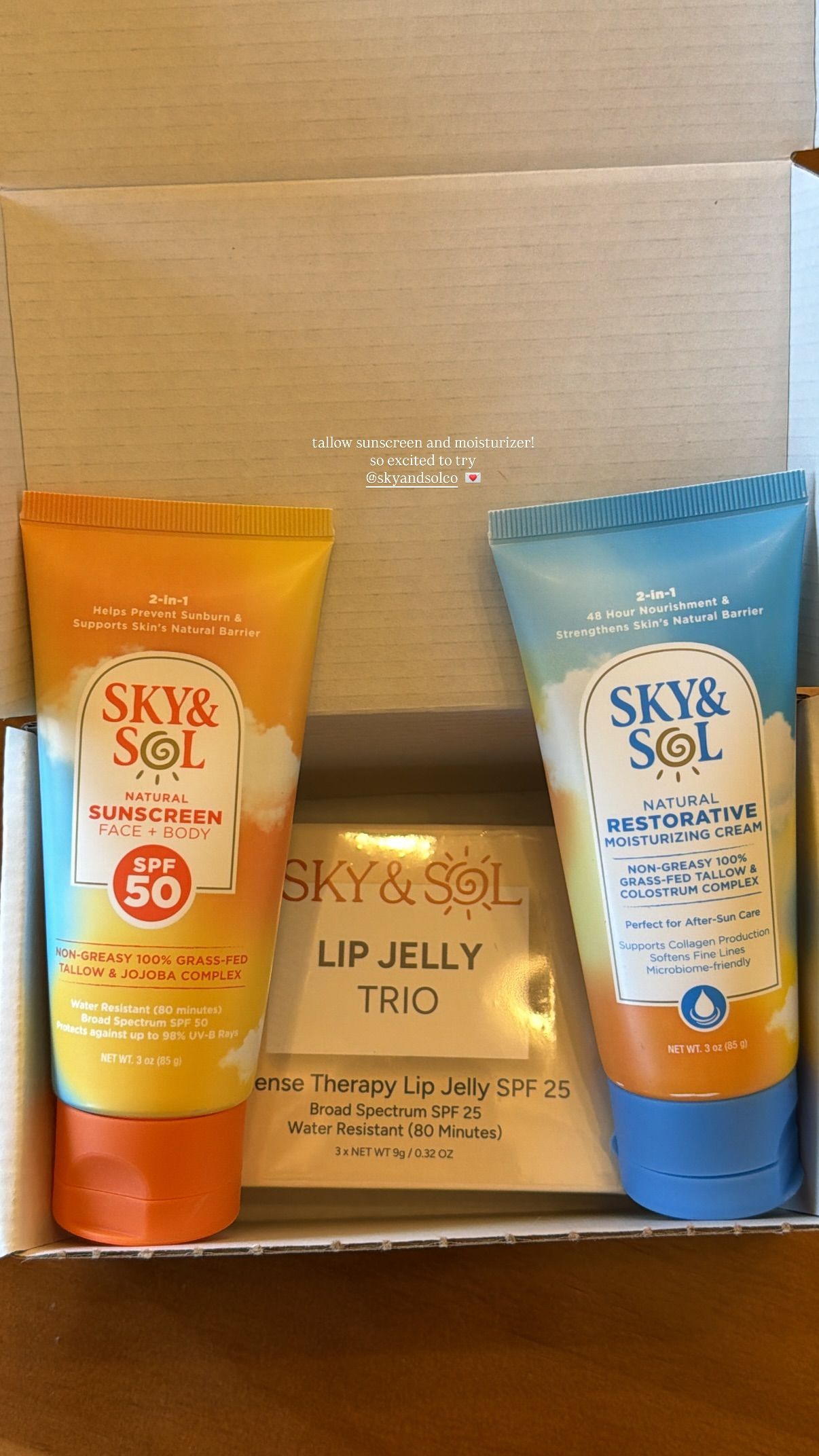 Sky&sol Facebook ad