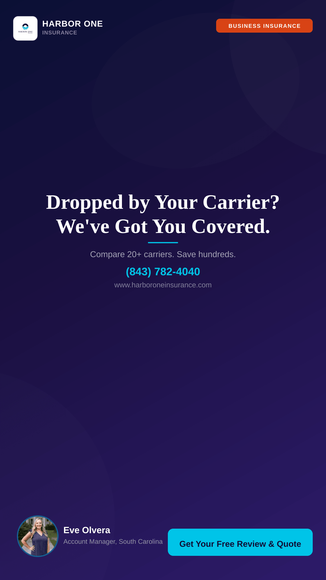 Harbor One Insurance Facebook ad from Mar 5, 2026
