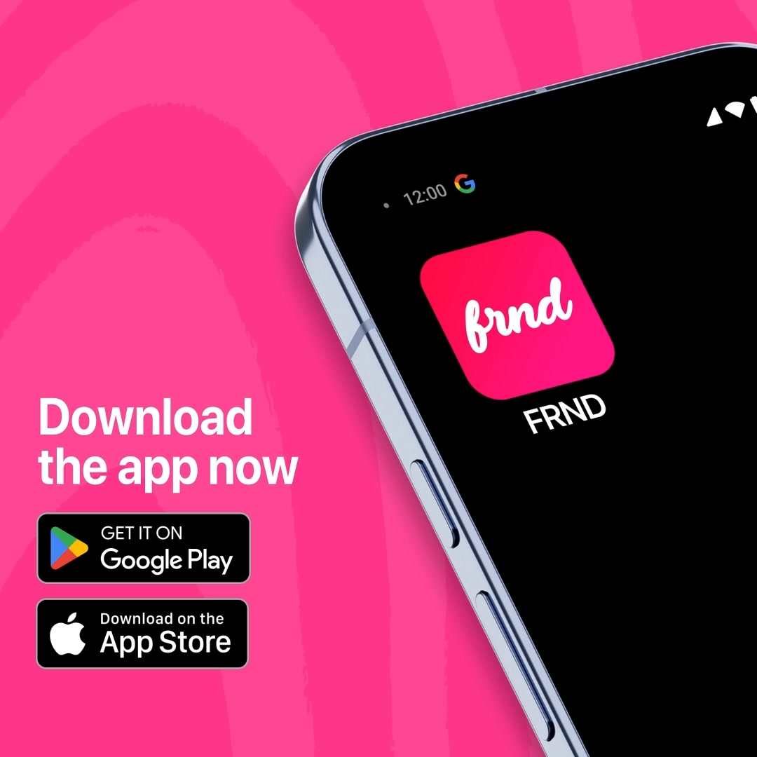 FRND App Facebook ad from May 27, 2026