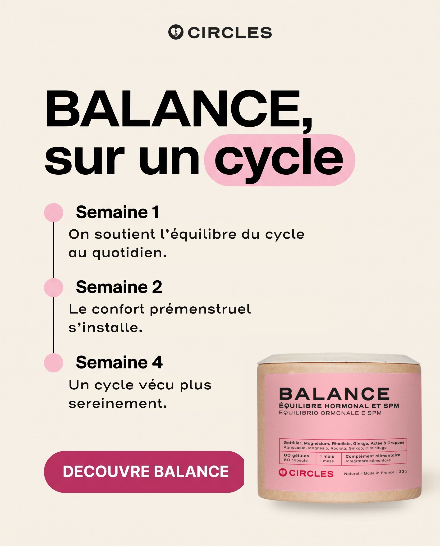 Circles Facebook ad