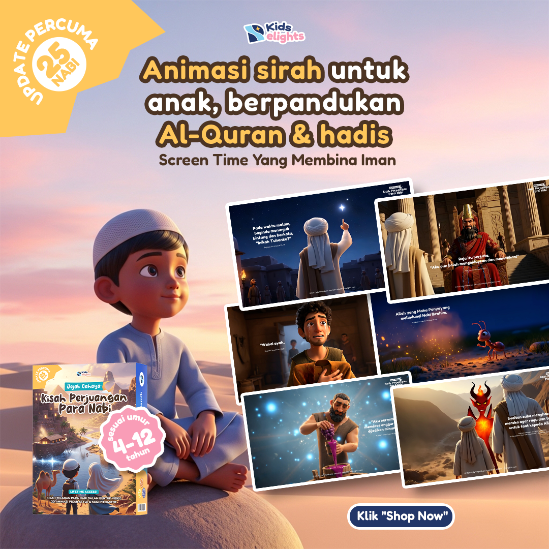 Kids Delights Facebook ad: Screen Time Bermakna