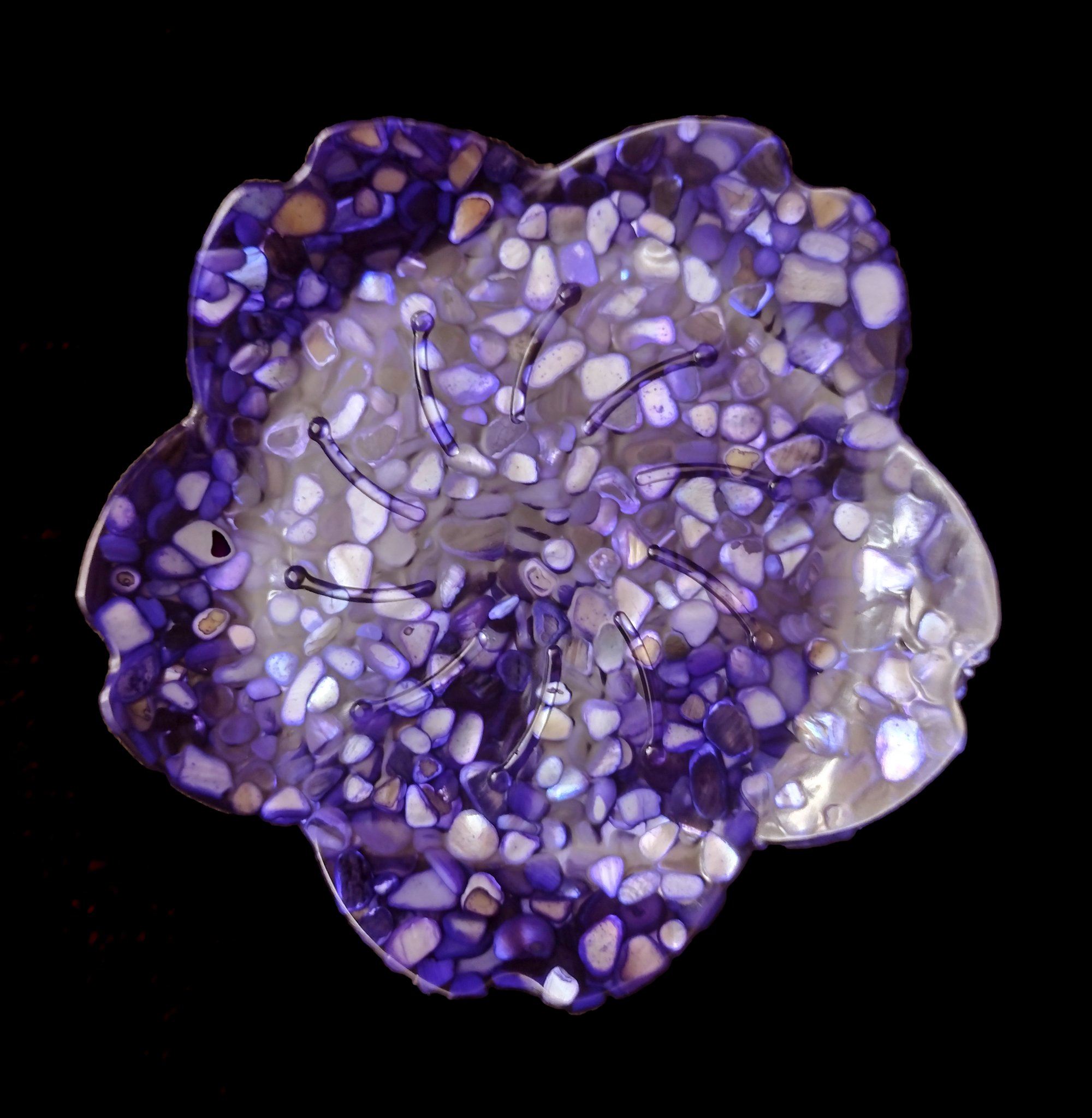 Carol Ouellette Facebook ad: Unique Blossom Jewelry/Trinket/Soap Dish Handmade from…