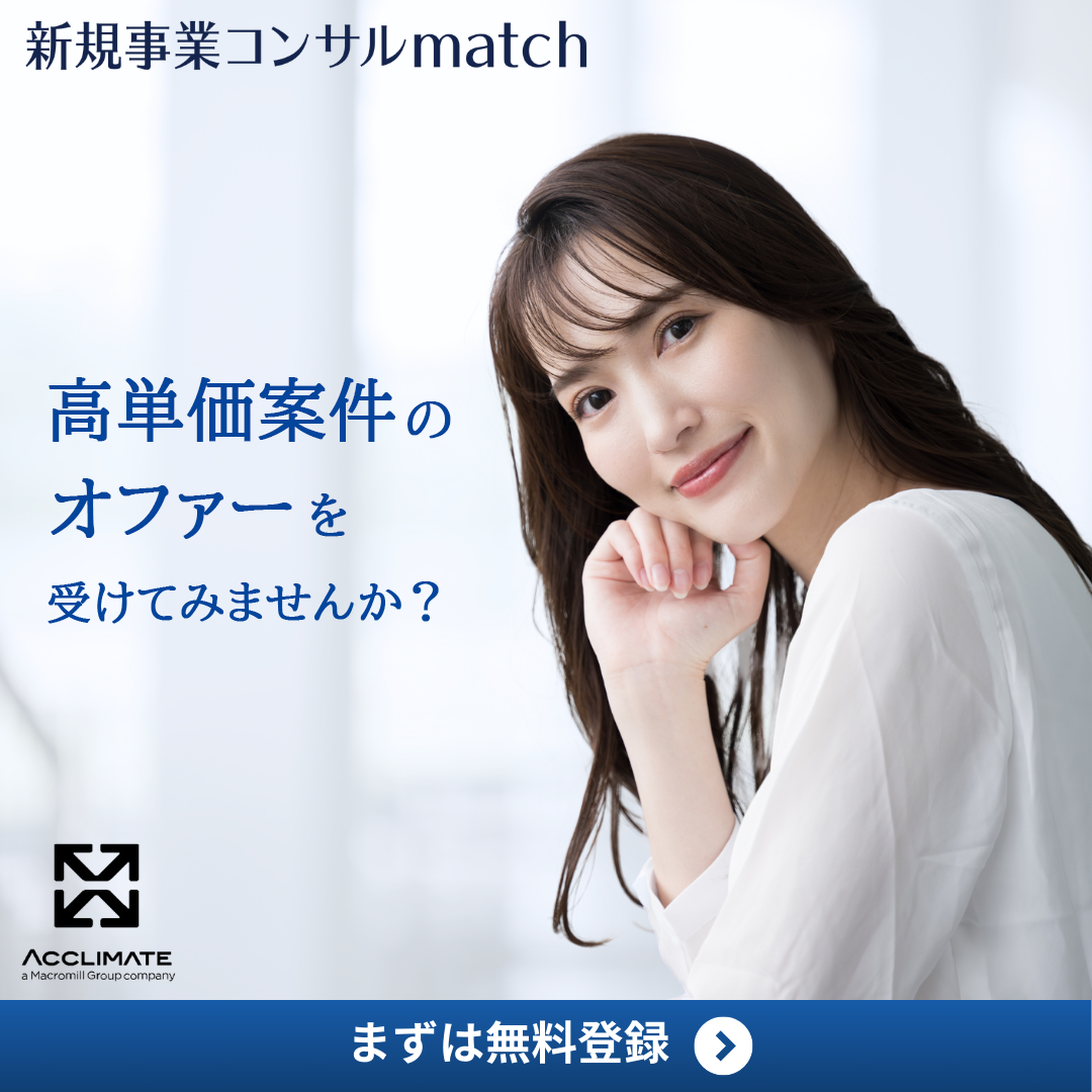 新規事業コンサルmatch Facebook ad