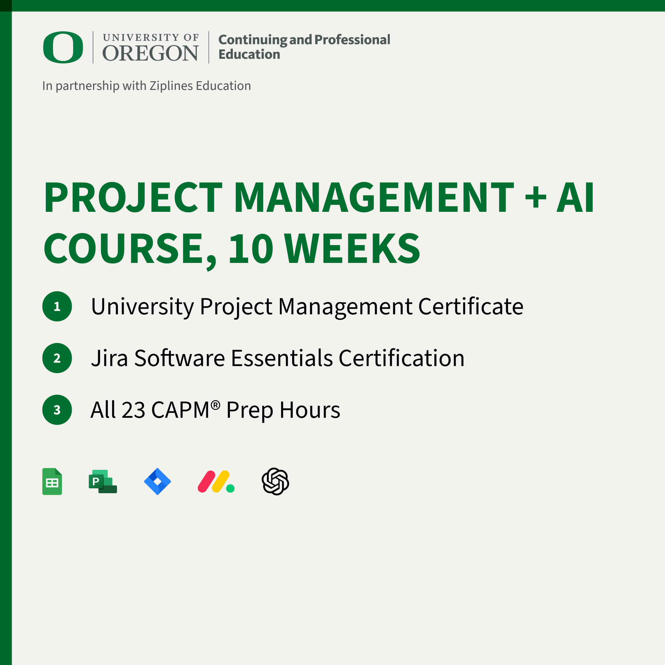 University of Oregon CPE Facebook ad