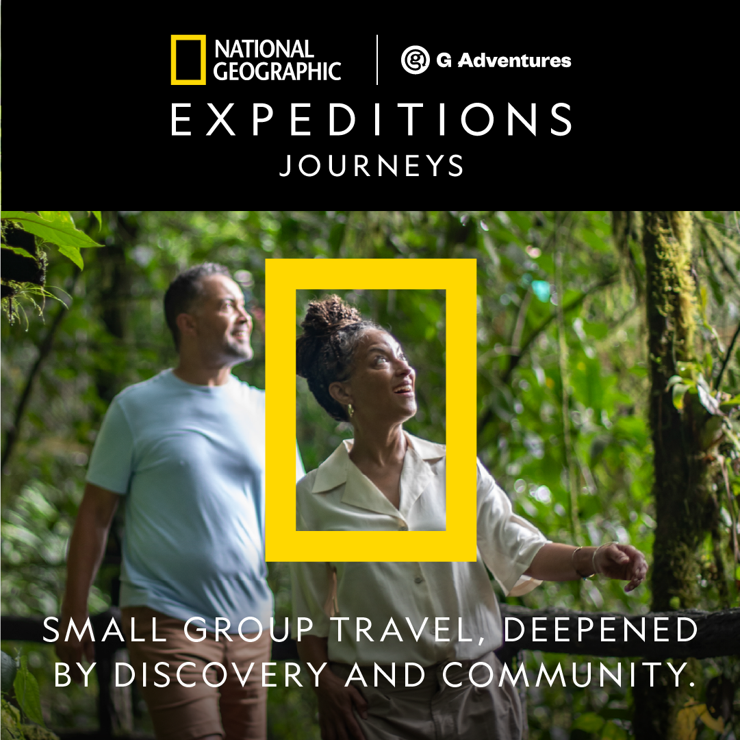 G Adventures Facebook ad