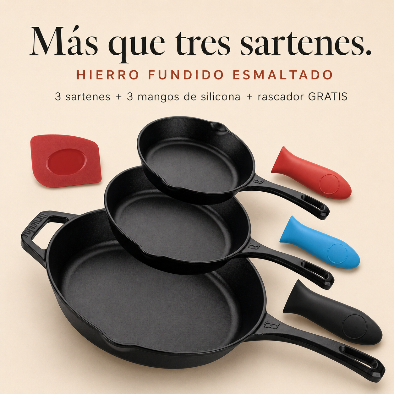 Bruselas Cocina Spain Facebook ad: Set de 3 + Regalos Incluidos