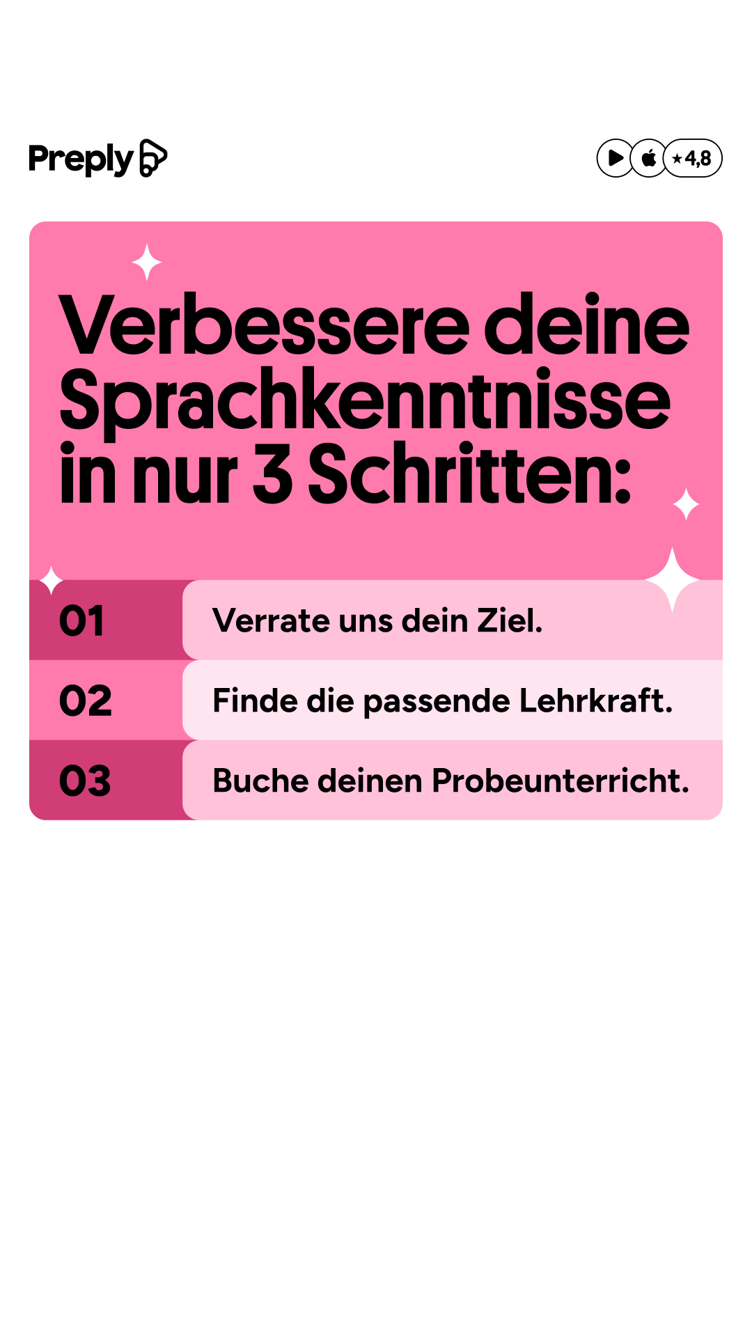 Preply Facebook ad
